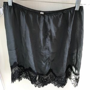 Free People lacy slip skirt